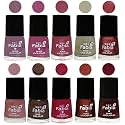 Nail Paint | Glossy &amp; Shine Nail Polish Combo| 6 ml Each) - Set of 10 Multicolor,05783