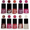 Nail Paint | Glossy &amp; Shine Nail Polish Combo| 6 ml Each) - Set of 10 Multicolor,04905
