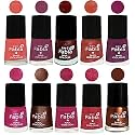 Nail Paint | Glossy &amp; Shine Nail Polish Combo| 6 ml Each) - Set of 10 Multicolor,04882