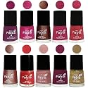 Nail Paint | Glossy &amp; Shine Nail Polish Combo| 6 ml Each) - Set of 10 Multicolor,05063