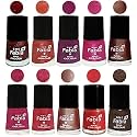 Nail Paint | Glossy &amp; Shine Nail Polish Combo| 6 ml Each) - Set of 10 Multicolor,04958