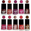 Nail Paint | Glossy &amp; Shine Nail Polish Combo| 6 ml Each) - Set of 10 Multicolor,04974