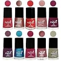 Nail Paint | Glossy &amp; Shine Nail Polish Combo| 6 ml Each) - Set of 10 Multicolor,05204