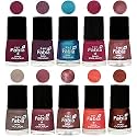 Nail Paint | Glossy &amp; Shine Nail Polish Combo| 6 ml Each) - Set of 10 Multicolor,05355