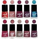 Nail Paint | Glossy &amp; Shine Nail Polish Combo| 6 ml Each) - Set of 10 Multicolor,05289