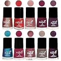 Nail Paint | Glossy &amp; Shine Nail Polish Combo| 6 ml Each) - Set of 10 Multicolor,05250