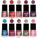 Nail Paint | Glossy &amp; Shine Nail Polish Combo| 6 ml Each) - Set of 10 Multicolor,05262