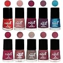 Nail Paint | Glossy &amp; Shine Nail Polish Combo| 6 ml Each) - Set of 10 Multicolor,05278