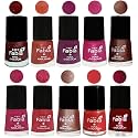 Nail Paint | Glossy &amp; Shine Nail Polish Combo| 6 ml Each) - Set of 10 Multicolor,04961