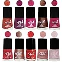 Nail Paint | Glossy &amp; Shine Nail Polish Combo| 6 ml Each) - Set of 10 Multicolor,04993