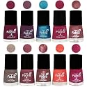 Nail Paint | Glossy &amp; Shine Nail Polish Combo| 6 ml Each) - Set of 10 Multicolor,05340