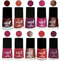 Nail Paint | Glossy &amp; Shine Nail Polish Combo| 6 ml Each) - Set of 10 Multicolor,04967