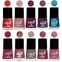 Nail Paint | Glossy &amp; Shine Nail Polish Combo| 6 ml Each) - Set of 10 Multicolor,05271