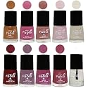 Nail Paint | Glossy &amp; Shine Nail Polish Combo| 6 ml Each) - Set of 10 Multicolor,05669