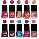 Nail Paint | Glossy &amp; Shine Nail Polish Combo| 6 ml Each) - Set of 10 Multicolor,05167