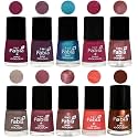 Nail Paint | Glossy &amp; Shine Nail Polish Combo| 6 ml Each) - Set of 10 Multicolor,05368