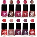 Nail Paint | Glossy &amp; Shine Nail Polish Combo| 6 ml Each) - Set of 10 Multicolor,05100