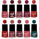 Nail Paint | Glossy &amp; Shine Nail Polish Combo| 6 ml Each) - Set of 10 Multicolor,05548