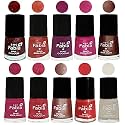 Nail Paint | Glossy &amp; Shine Nail Polish Combo| 6 ml Each) - Set of 10 Multicolor,04950