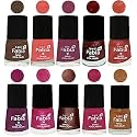 Nail Paint | Glossy &amp; Shine Nail Polish Combo| 6 ml Each) - Set of 10 Multicolor,04808