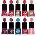 Nail Paint | Glossy &amp; Shine Nail Polish Combo| 6 ml Each) - Set of 10 Multicolor,05185