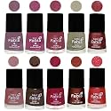 Nail Paint | Glossy &amp; Shine Nail Polish Combo| 6 ml Each) - Set of 10 Multicolor,05790