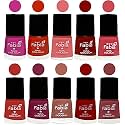 Nail Paint | Glossy &amp; Shine Nail Polish Combo| 6 ml Each) - Set of 10 Multicolor,05407