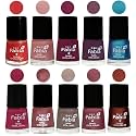 Nail Paint | Glossy &amp; Shine Nail Polish Combo| 6 ml Each) - Set of 10 Multicolor,05284