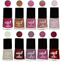 Nail Paint | Glossy &amp; Shine Nail Polish Combo| 6 ml Each) - Set of 10 Multicolor,05626