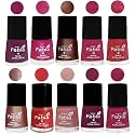 Nail Paint | Glossy &amp; Shine Nail Polish Combo| 6 ml Each) - Set of 10 Multicolor,05026