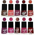 Nail Paint | Glossy &amp; Shine Nail Polish Combo| 6 ml Each) - Set of 10 Multicolor,04823