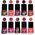 Nail Paint | Glossy &amp; Shine Nail Polish Combo| 6 ml Each) - Set of 10 Multicolor,04806