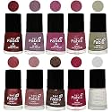 Nail Paint | Glossy &amp; Shine Nail Polish Combo| 6 ml Each) - Set of 10 Multicolor,05778