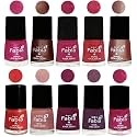 Nail Paint | Glossy &amp; Shine Nail Polish Combo| 6 ml Each) - Set of 10 Multicolor,05074