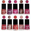 Nail Paint | Glossy &amp; Shine Nail Polish Combo| 6 ml Each) - Set of 10 Multicolor,04983