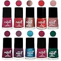 Nail Paint | Glossy &amp; Shine Nail Polish Combo| 6 ml Each) - Set of 10 Multicolor,05179
