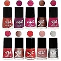 Nail Paint | Glossy &amp; Shine Nail Polish Combo| 6 ml Each) - Set of 10 Multicolor,05012
