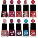 Nail Paint | Glossy &amp; Shine Nail Polish Combo| 6 ml Each) - Set of 10 Multicolor,05141