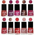 Nail Paint | Glossy &amp; Shine Nail Polish Combo| 6 ml Each) - Set of 10 Multicolor,05015