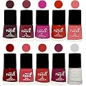 Nail Paint | Glossy &amp; Shine Nail Polish Combo| 6 ml Each) - Set of 10 Multicolor,05382