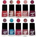 Nail Paint | Glossy &amp; Shine Nail Polish Combo| 6 ml Each) - Set of 10 Multicolor,05212