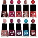 Nail Paint | Glossy &amp; Shine Nail Polish Combo| 6 ml Each) - Set of 10 Multicolor,05126