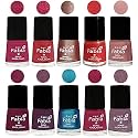Nail Paint | Glossy &amp; Shine Nail Polish Combo| 6 ml Each) - Set of 10 Multicolor,05162