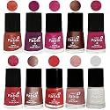 Nail Paint | Glossy &amp; Shine Nail Polish Combo| 6 ml Each) - Set of 10 Multicolor,05022