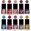 Nail Paint | Glossy &amp; Shine Nail Polish Combo| 6 ml Each) - Set of 10 Multicolor,05259