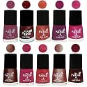 Nail Paint | Glossy &amp; Shine Nail Polish Combo| 6 ml Each) - Set of 10 Multicolor,04919