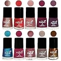 Nail Paint | Glossy &amp; Shine Nail Polish Combo| 6 ml Each) - Set of 10 Multicolor,05261