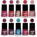 Nail Paint | Glossy &amp; Shine Nail Polish Combo| 6 ml Each) - Set of 10 Multicolor,05174