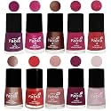 Nail Paint | Glossy &amp; Shine Nail Polish Combo| 6 ml Each) - Set of 10 Multicolor,05036