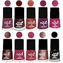 Nail Paint | Glossy &amp; Shine Nail Polish Combo| 6 ml Each) - Set of 10 Multicolor,04932